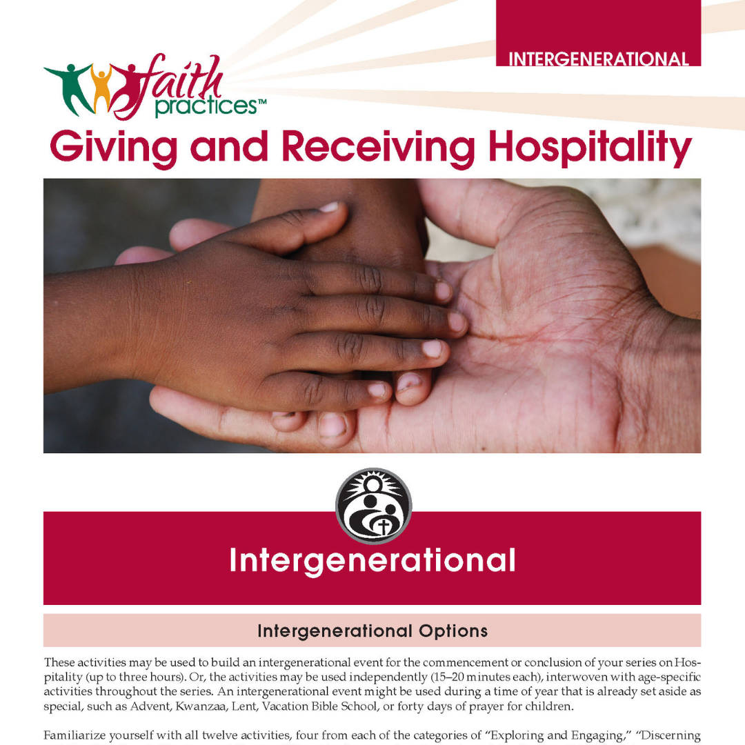 Faith Practices | Giving and Receiving Hospitality (Downloadable PDFs)