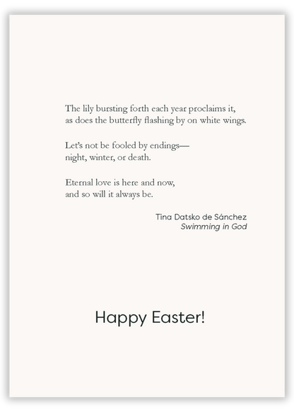 "The Lily Proclaims It" | Easter Card