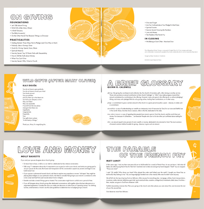 On Giving | Reflections & Resources for Pre-Generous Parishioners