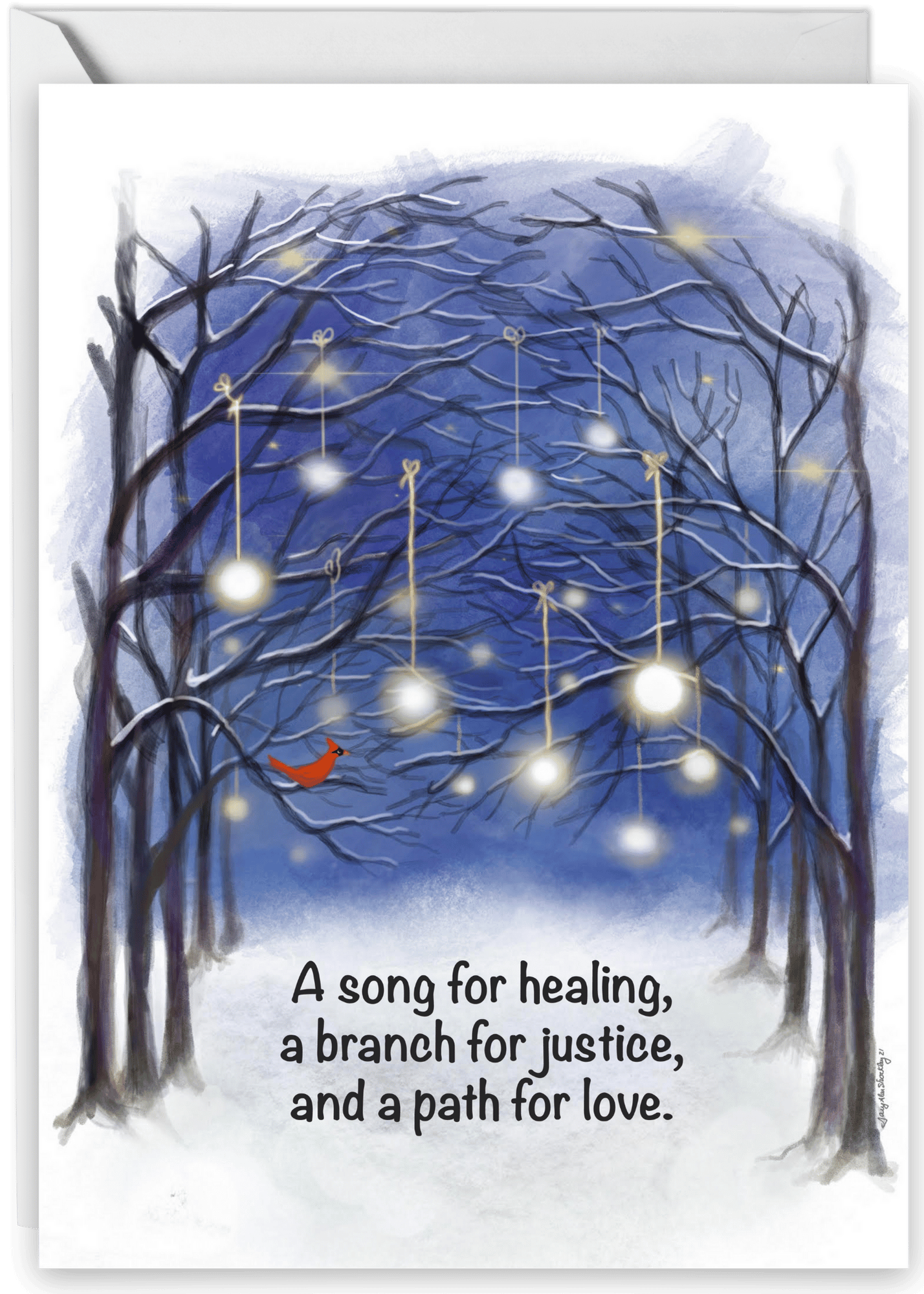 "A Path for Love" | Christmas Card